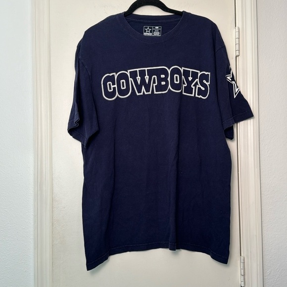 Men's Navy Dallas Cowboy NFL Football Cotton T Shirt Size XL - Picture 1 of 5